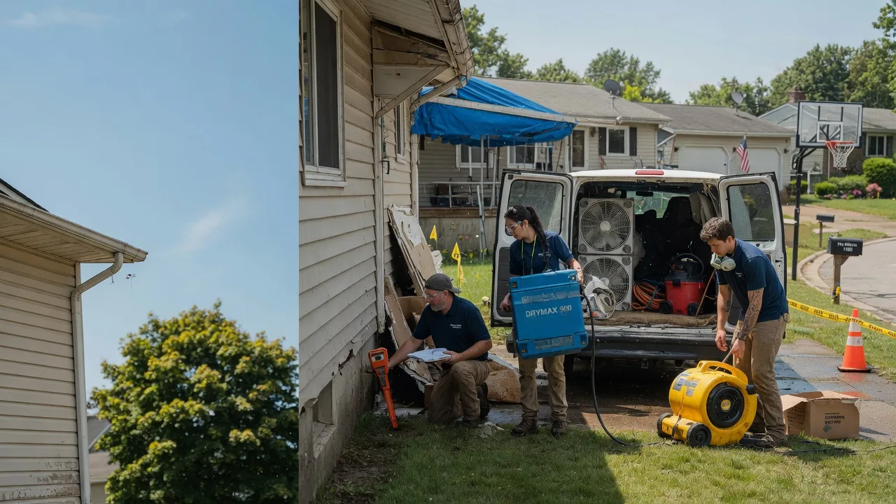 Ceiling Leak Cleanup in Ellisville, IL near me