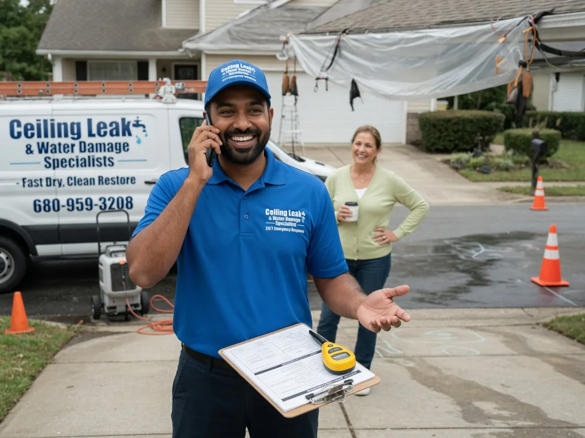 Ceiling Leak Cleanup Ellisville, IL FAQs